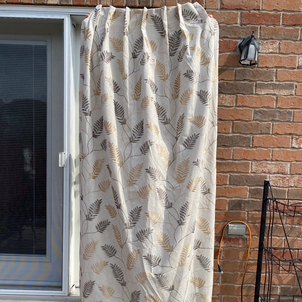 Lined Curtains (4x)